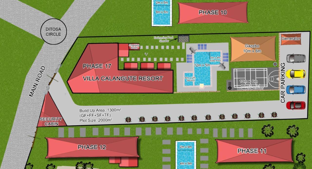 Villa Calangute Phase 12 Esterno foto